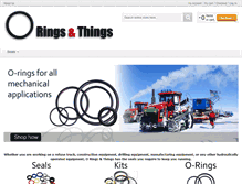 Tablet Screenshot of oringsandthings.com